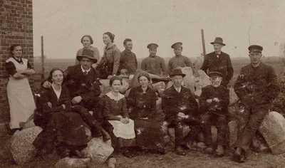 Russiske fanger på Ravnholt med Trine