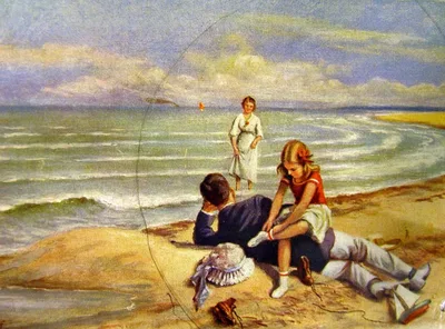 Propaganda images showing idealized war conditions