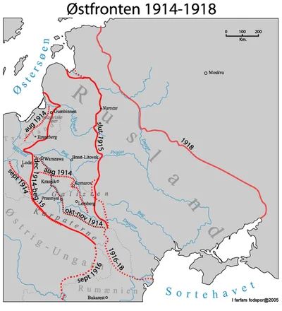 Simple map of Masuriske Søer area