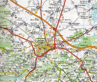 Route/timeline map, orlov Feb 1918