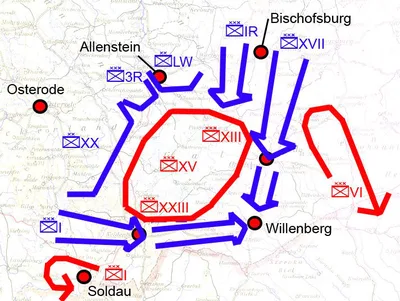 Tannenberg area, Willenberg 3 Sept 1914