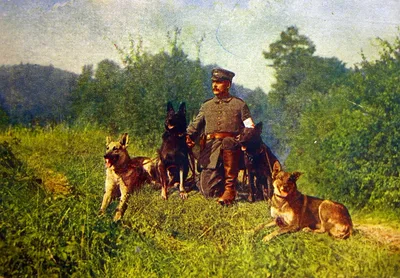 Scene from Halle period, Jan 1917